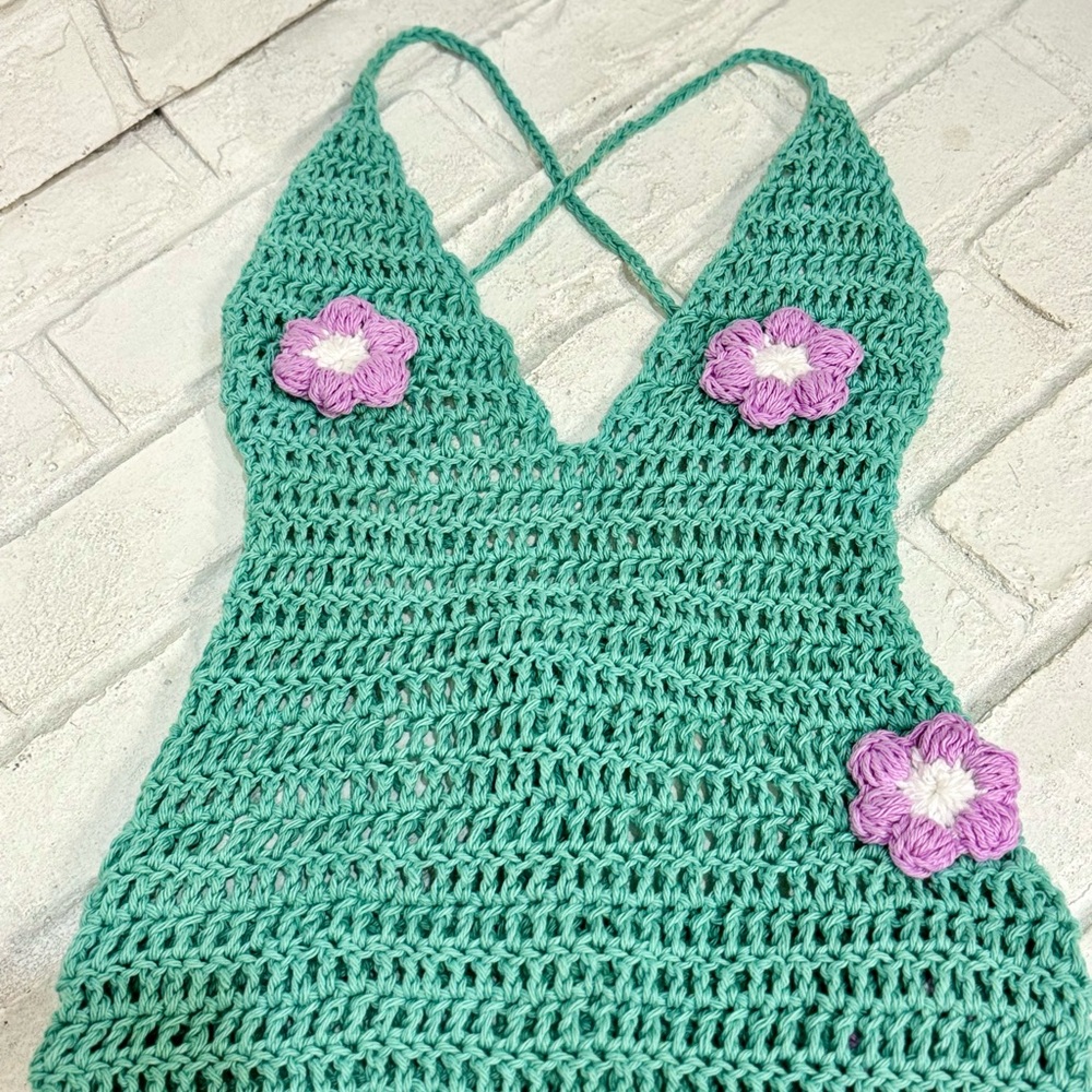 Floral Crochet dress
